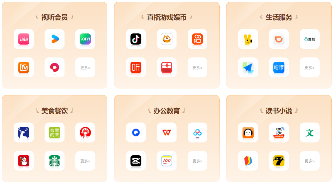 虚拟产品权益采购平台界面